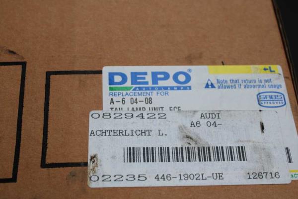 FEU ARRIERE GAUCHE  AUDI - Vue 2